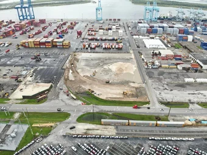 Blount Island Marine Terminal modernization / terminal repairs project photo image 2